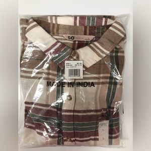 SO Juniors Flannel Shirt